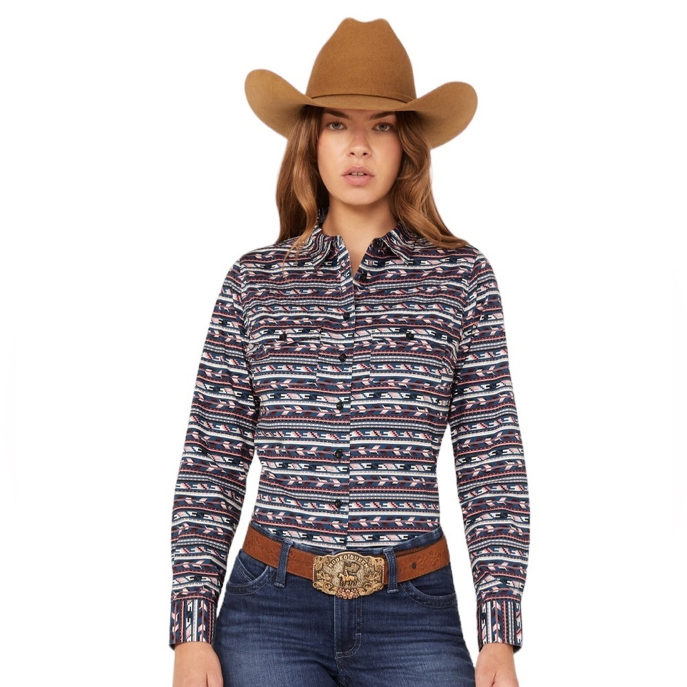 RANK 45 WOMEN'S HERITAGE RIDING SHIRT Size Large